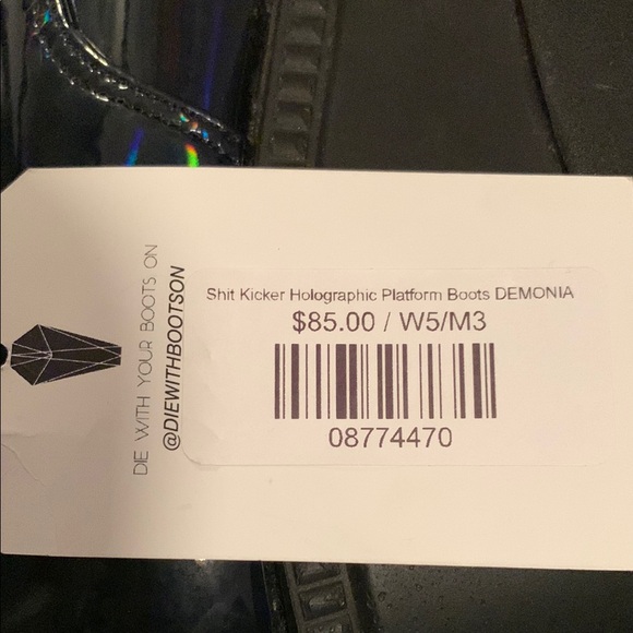 Demonia Platform Boots - Picture 2 of 2